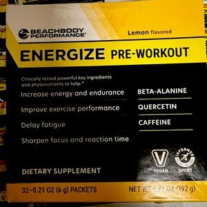 Beachbody Energize Lemon Sticks